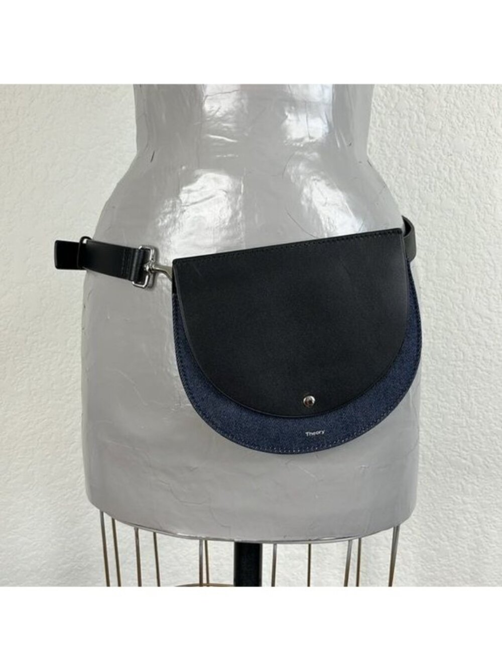 Theory Post Waist Saddle Bag Fanny Pack